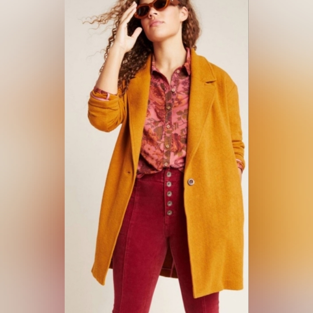 by Anthropologie Corinthia Knit Blazer Jacket - Picture 2 of 11